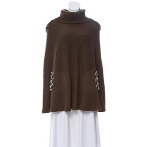 Chanel Paris Edinburgh cashmere cape